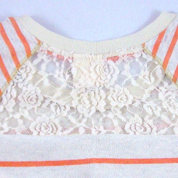 Self Esteem Orange & Ivory Stripe Pullover Top - Picture 5 of 5